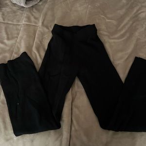 black flare pants